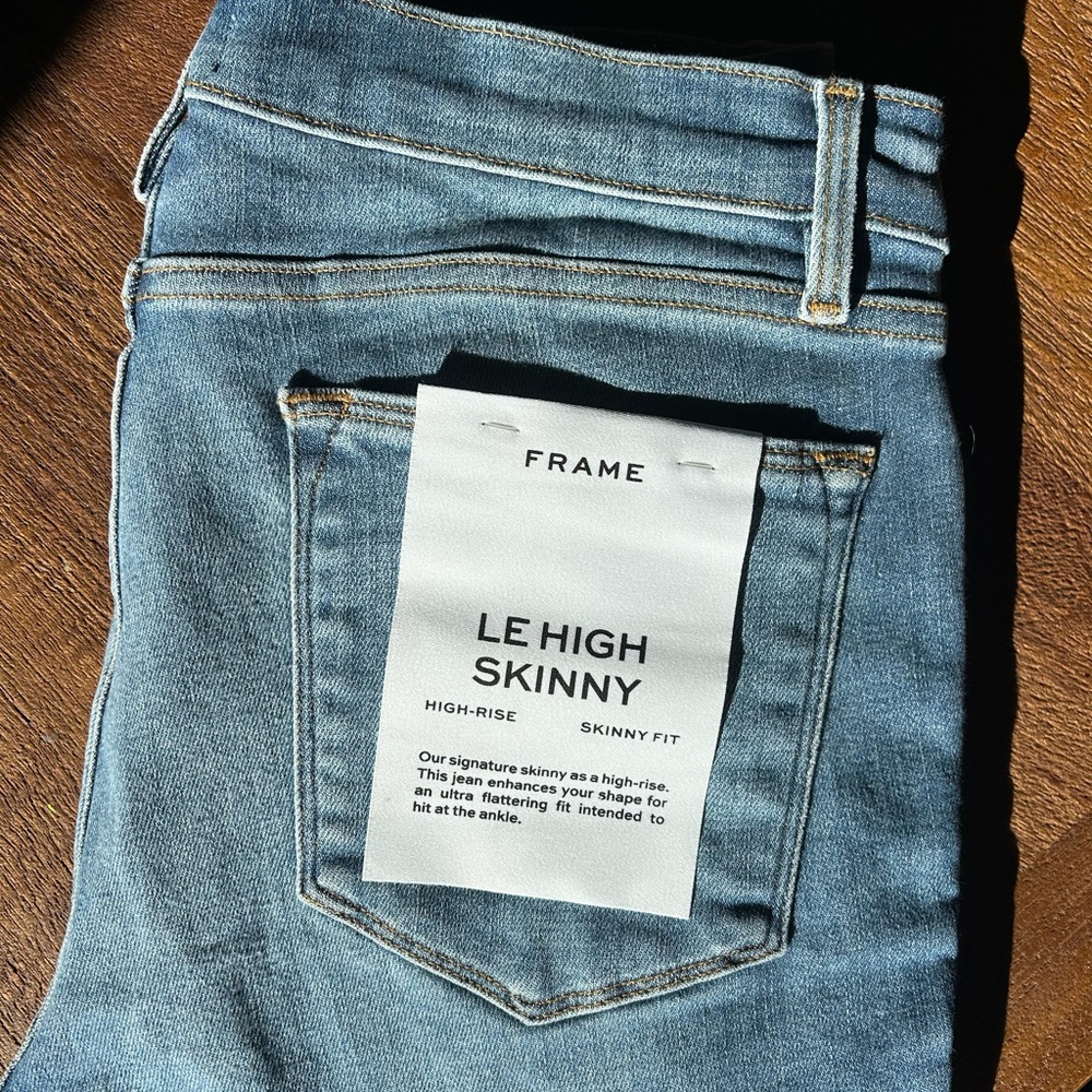 NWT Frame Denim Le High Skinny Jeans – Light Blue